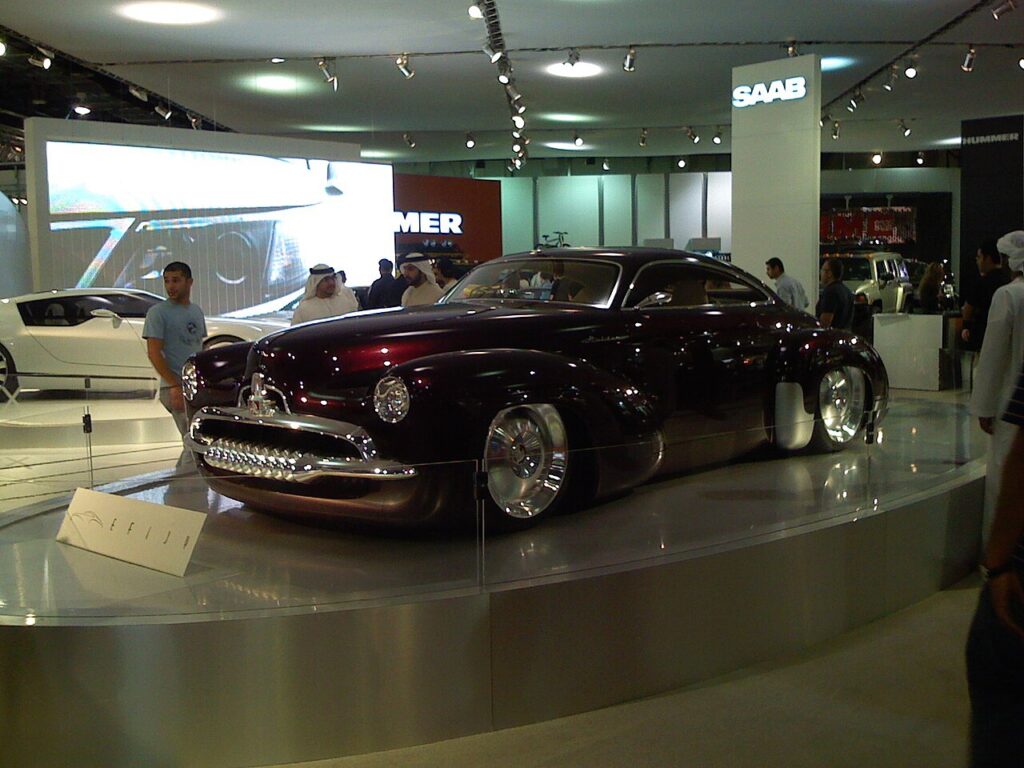 A shot of the Dubai Motor Show